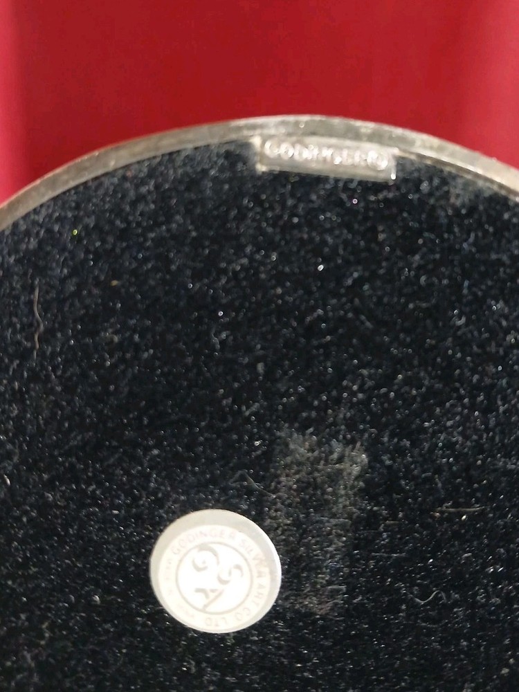 Vintage Godinger Silver Plated 8.5/8" Candlestick Baroque Grape Motif