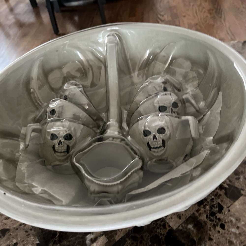 Halloween Skeleton Punch Bowl