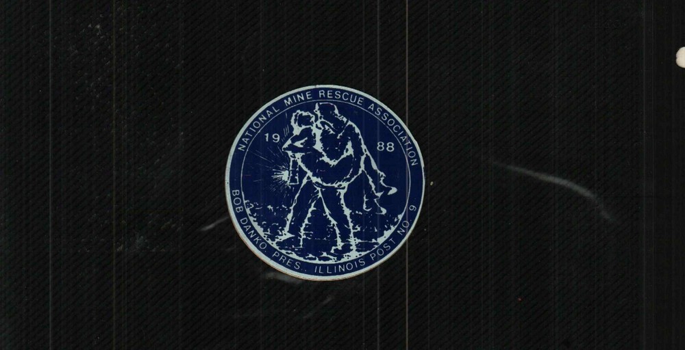 NICE NATIONAL MINE RESCUE COAL MINING STICKER # 123
