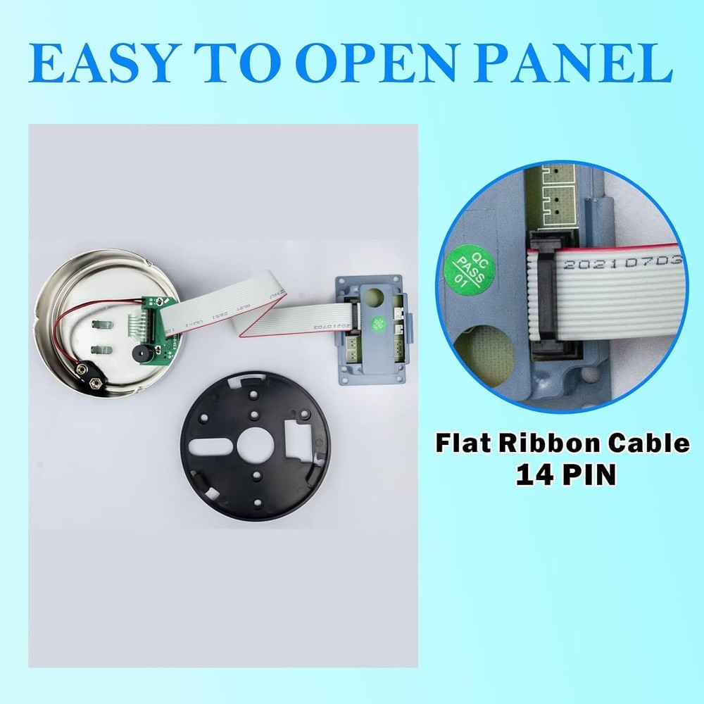 Gun Safe Lock Replacement Electronic Chrome Keypad Safe Lock Swingbolt Lock