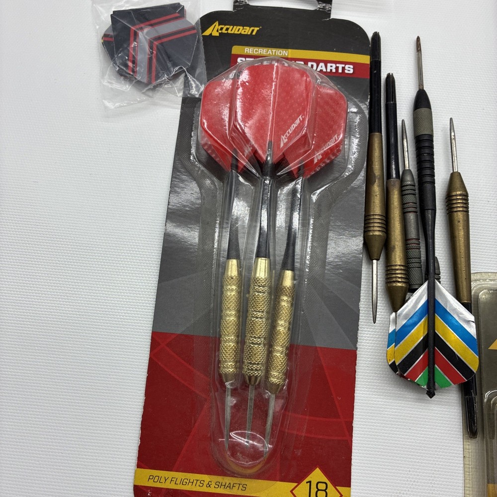 Lot Mixed Darts Flights Tips Assortment