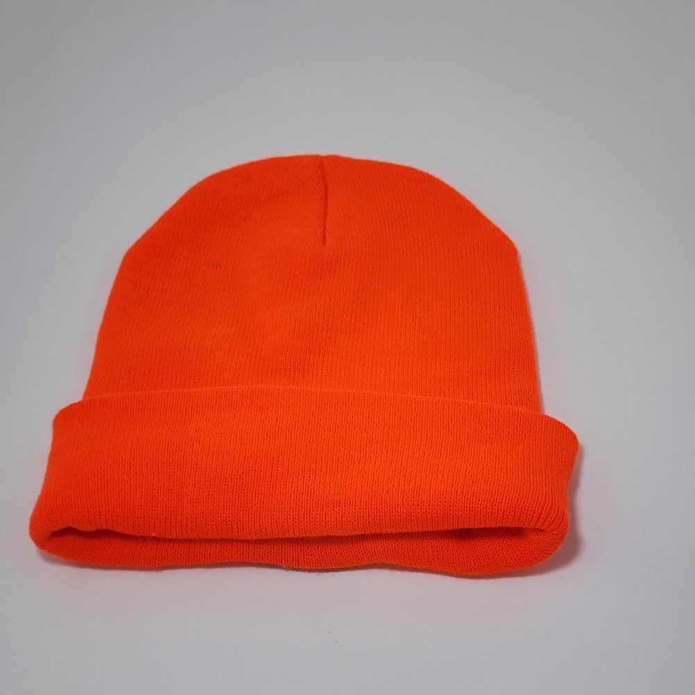 Beanie Hat - Orange LED Light-Up