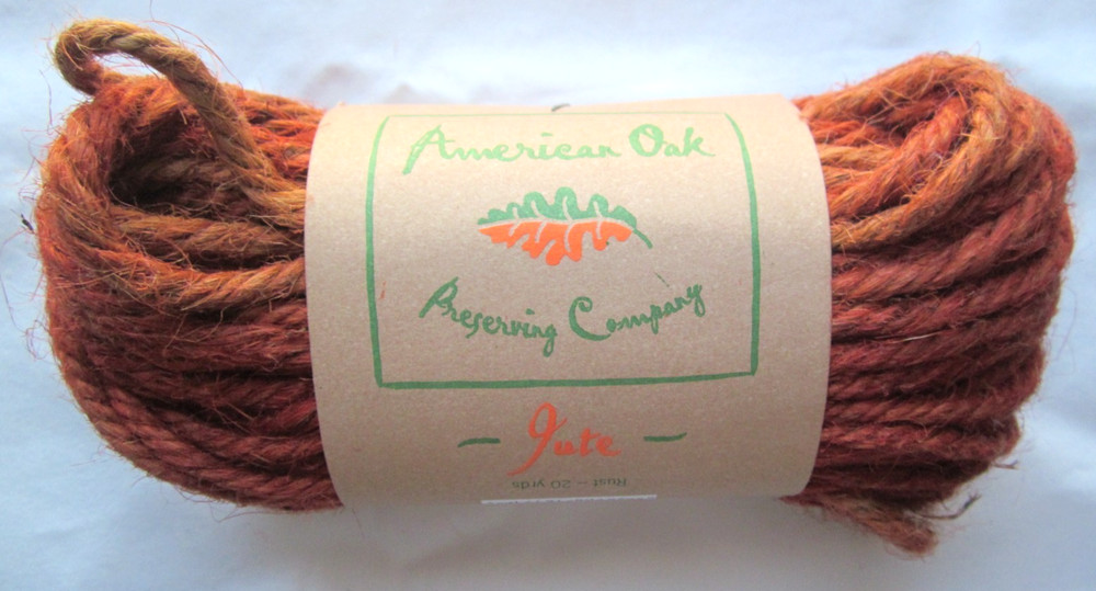 American Oak Perserving Company Jute String ~ Rust ~ 20 yards