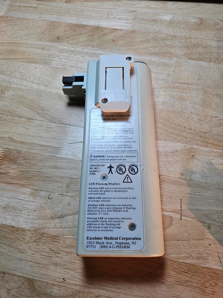 Excelsior ESP60 Syringe Infusion Pump