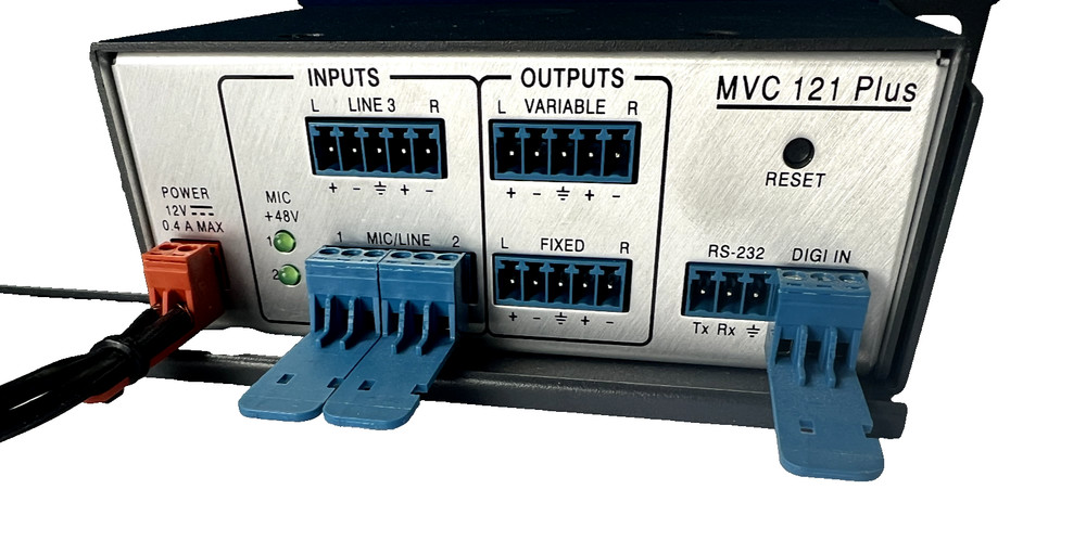 Extron MVC 121 Plus Mixer/Volume Controller With Power Adapter, Rack Mount unit