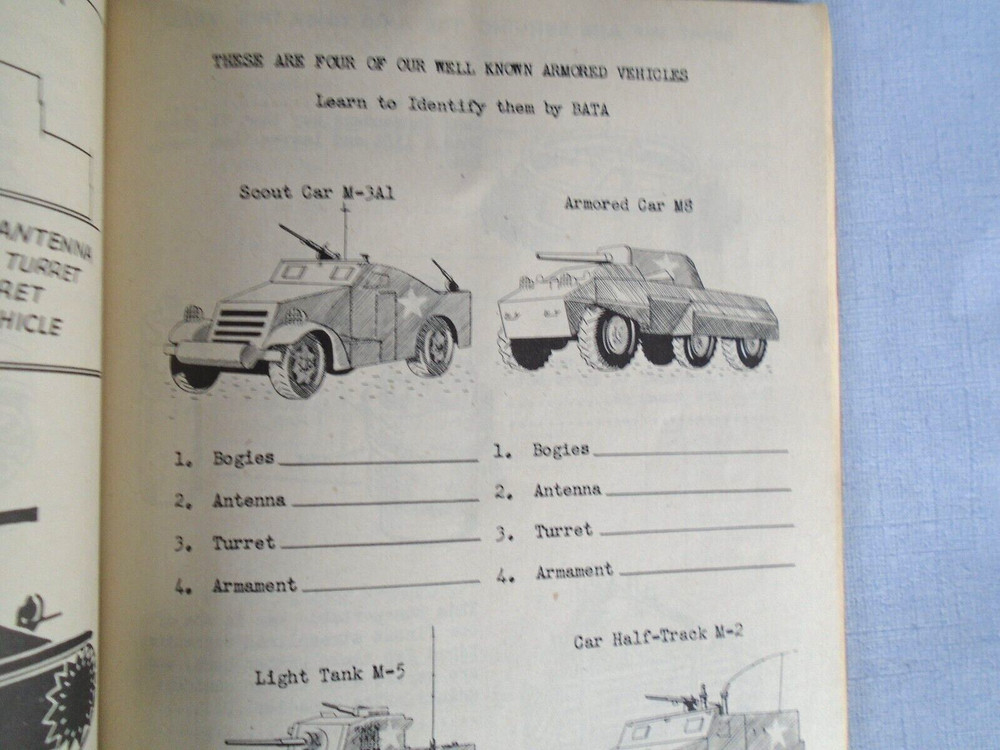 Camp Crowder, MO, 1943 Basic Notes book