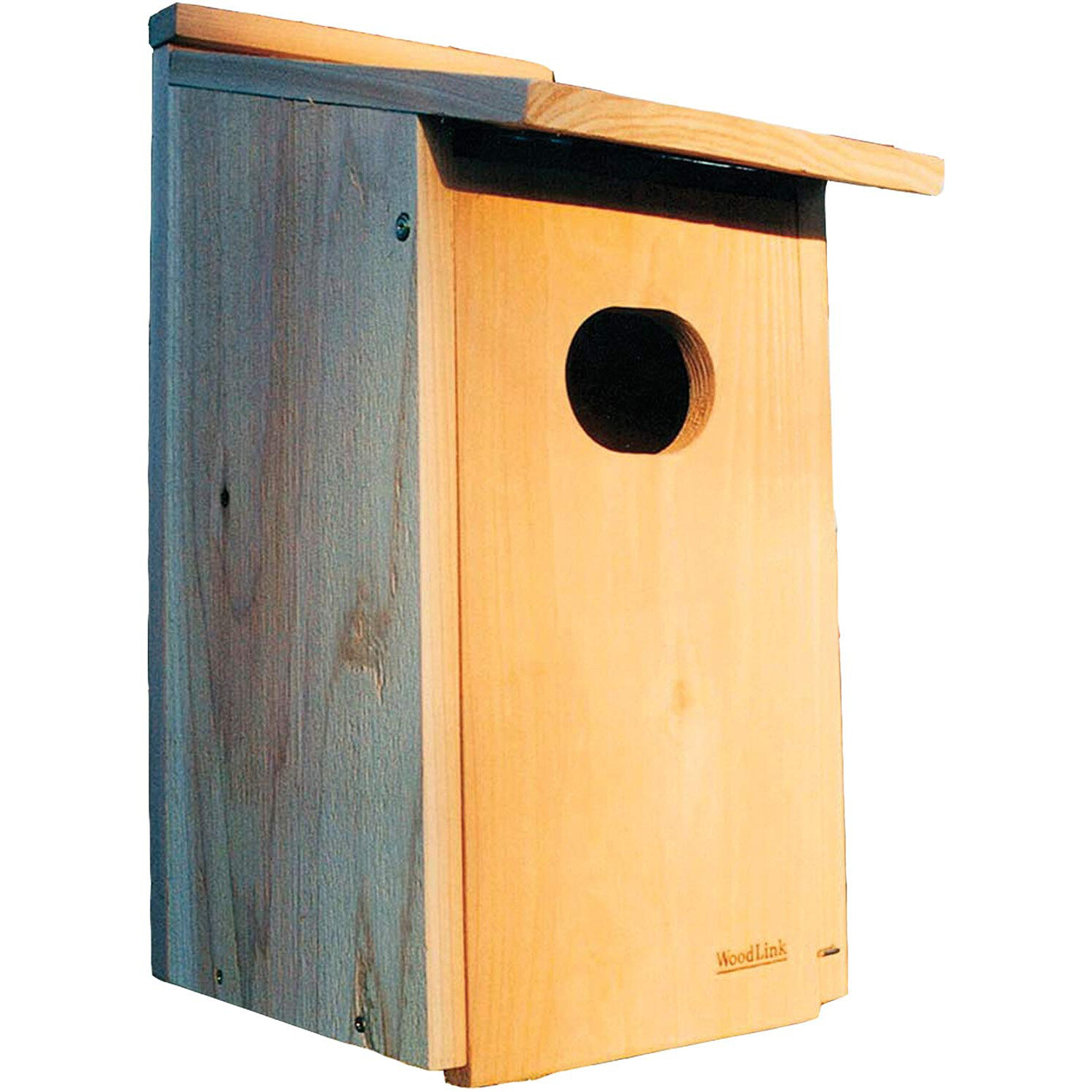 Woodlink 24344 WD1 Wood Duck Nesting House w/ 4x3" Oval Entrance Hole (2 Pack)
