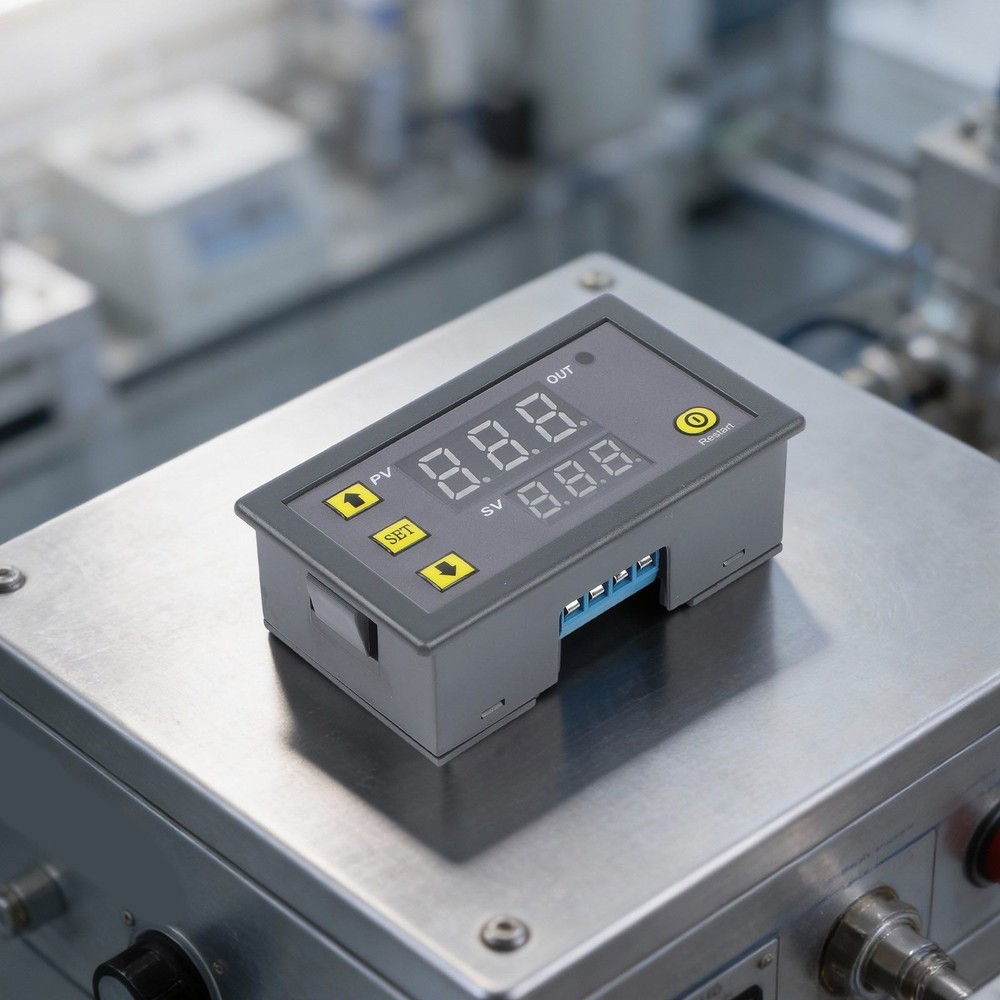 220V Digital Cycle Timer with Flexible Delay Functions and LED Display