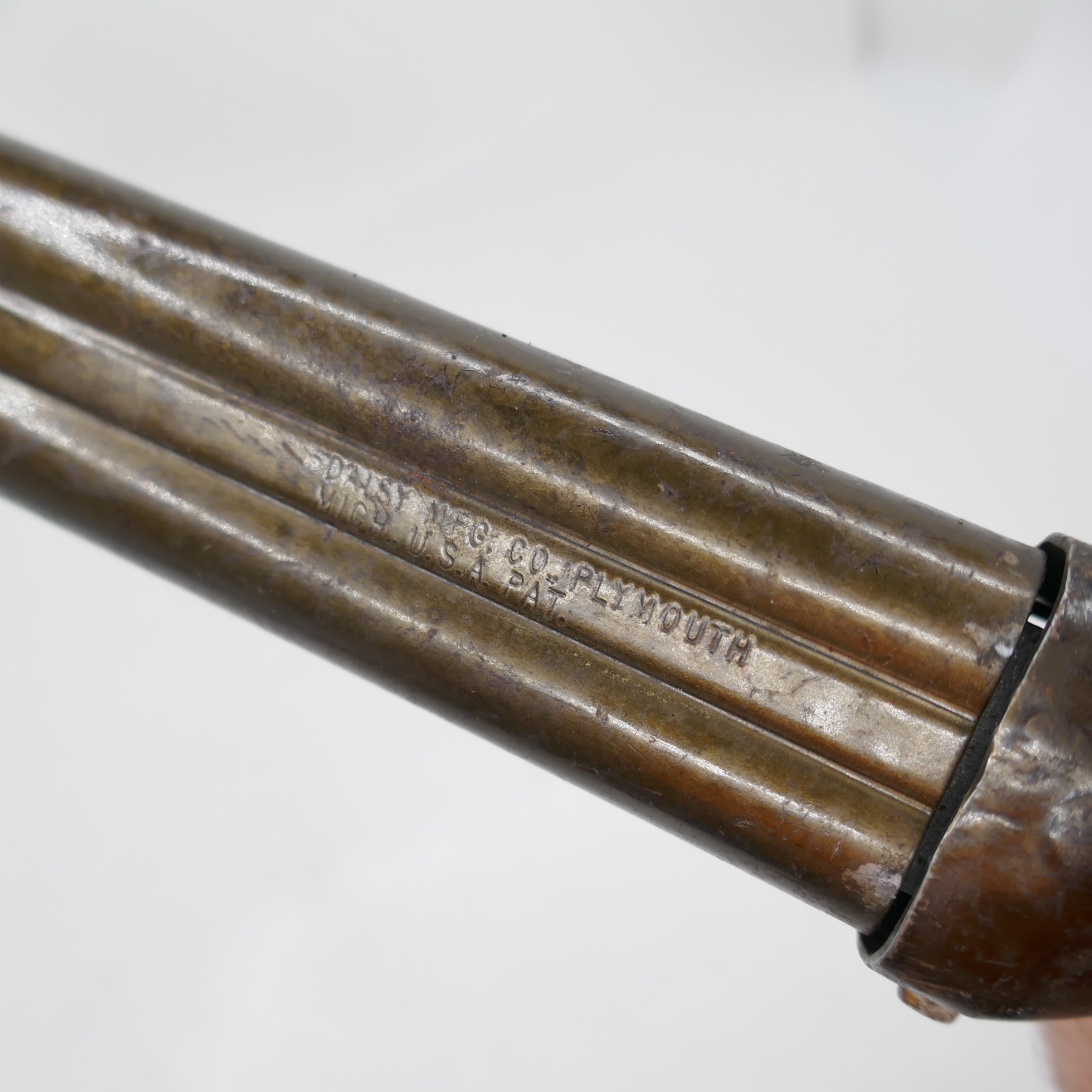 Vintage Daisy Double Barrel Plymouth Mich USA Pop BB Gun Working Rare