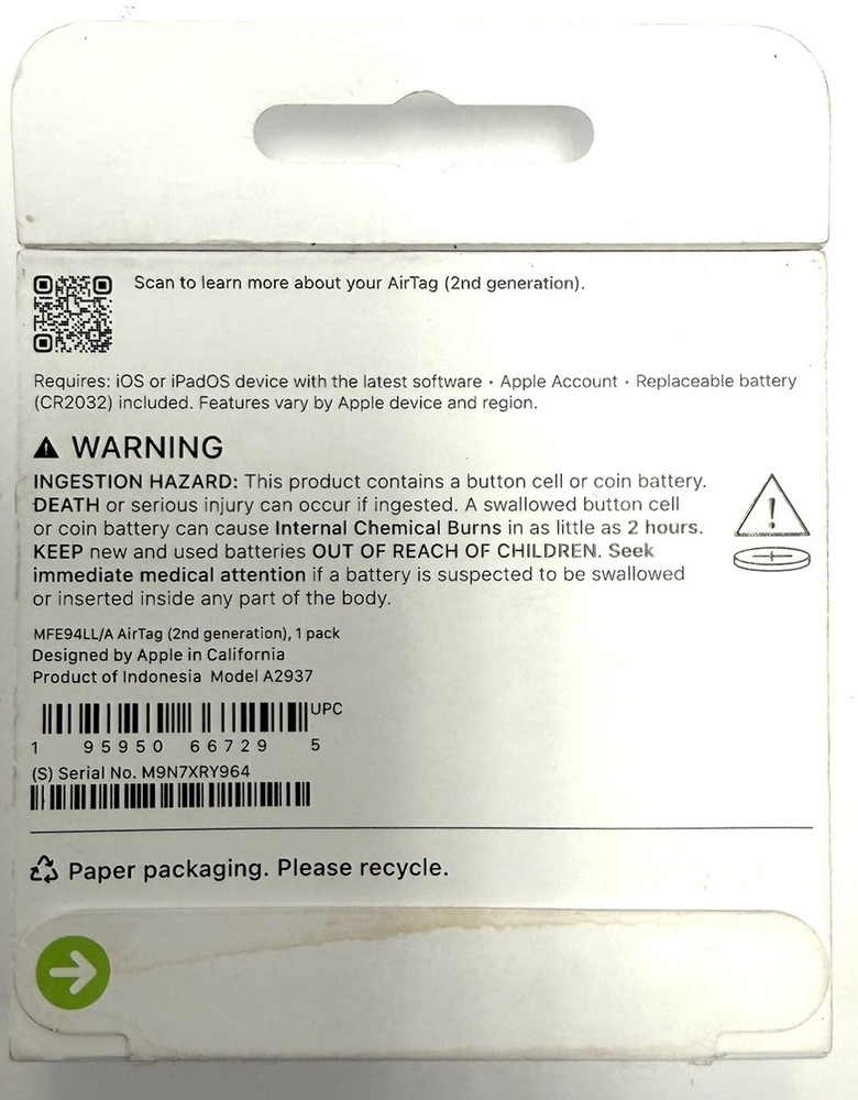 APPLE HERMES AIRTAG (P34006430)