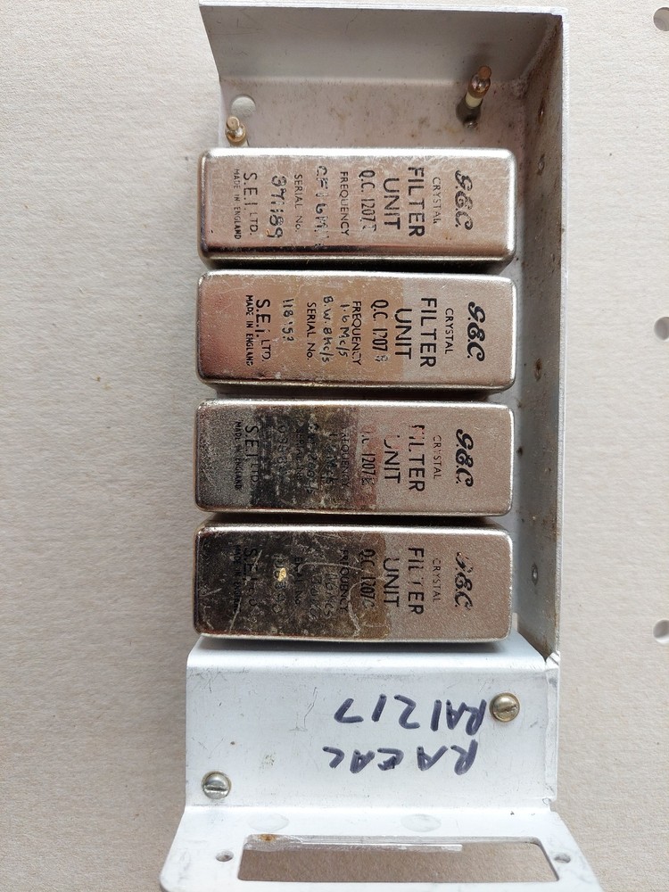 RACAL RA1217 maybe ??  IF filter deck with 4 filters & IF amp.