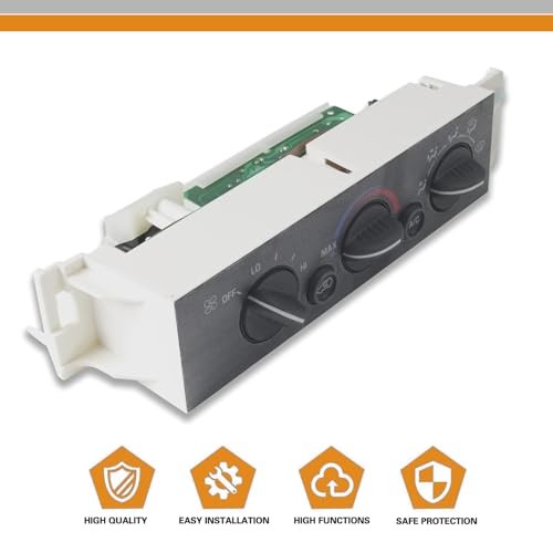 A/C Heater Control Switch Panel Without Rear Window Defogger Replacement for