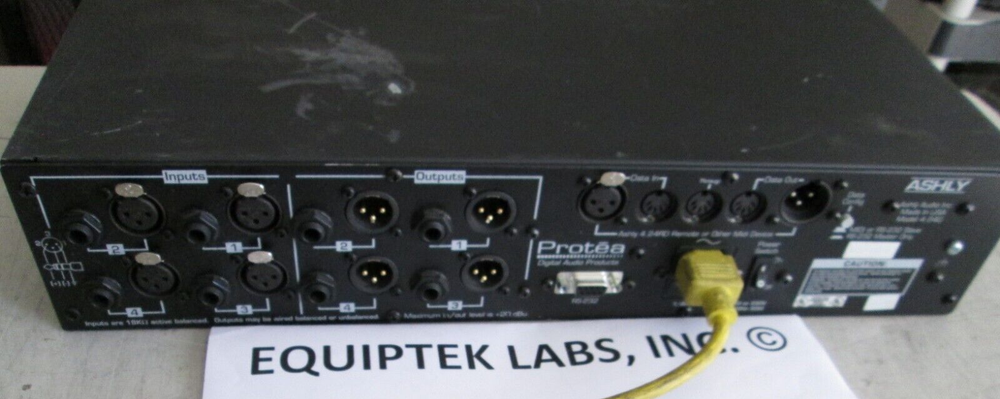 Ashly Four Channel 24 bit Digital Graphic Equalizer Protea System ll 4.24G