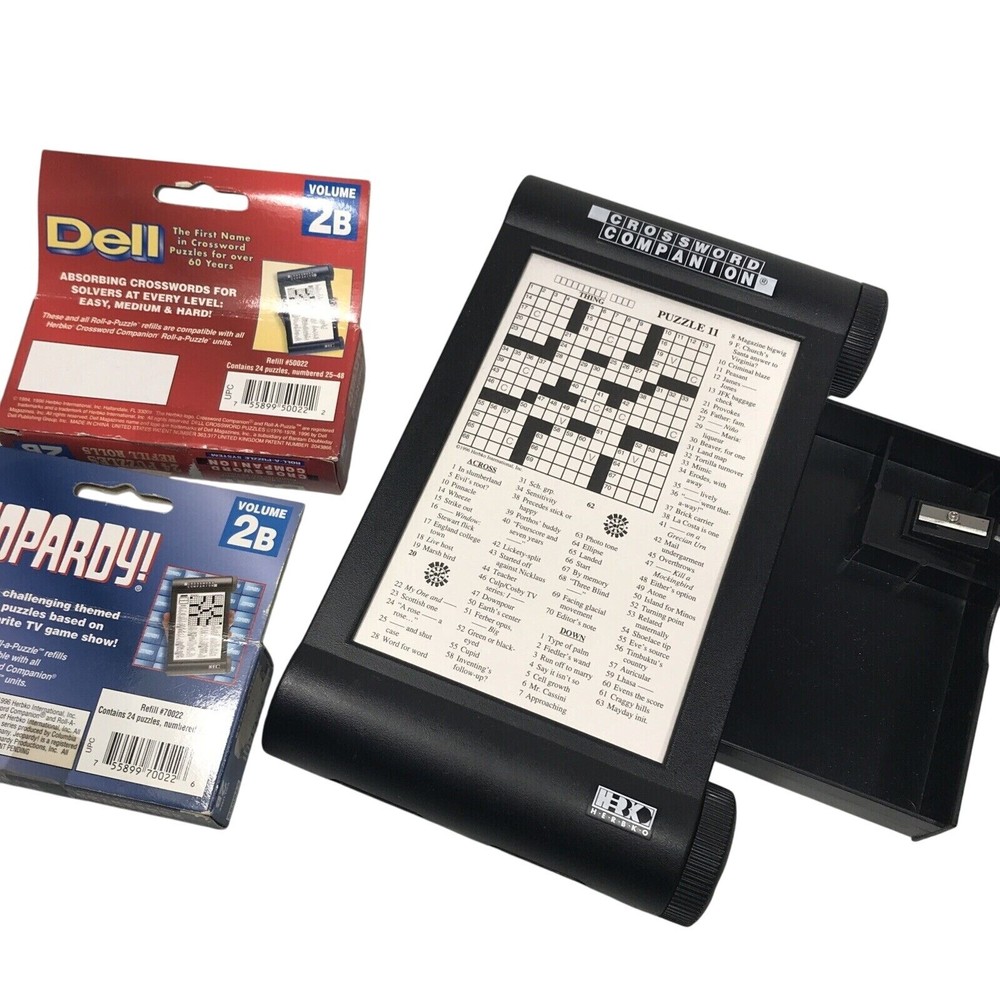 Herbko Crossword Companion Roll A Puzzle Scrolling With 2 Extra Scroll Boxes