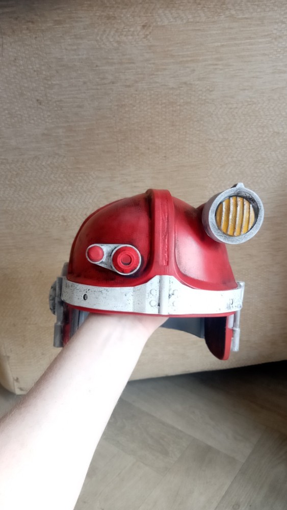 Fallout Combat Armor Helmet 3d printed Prop Nuka Cola Edition