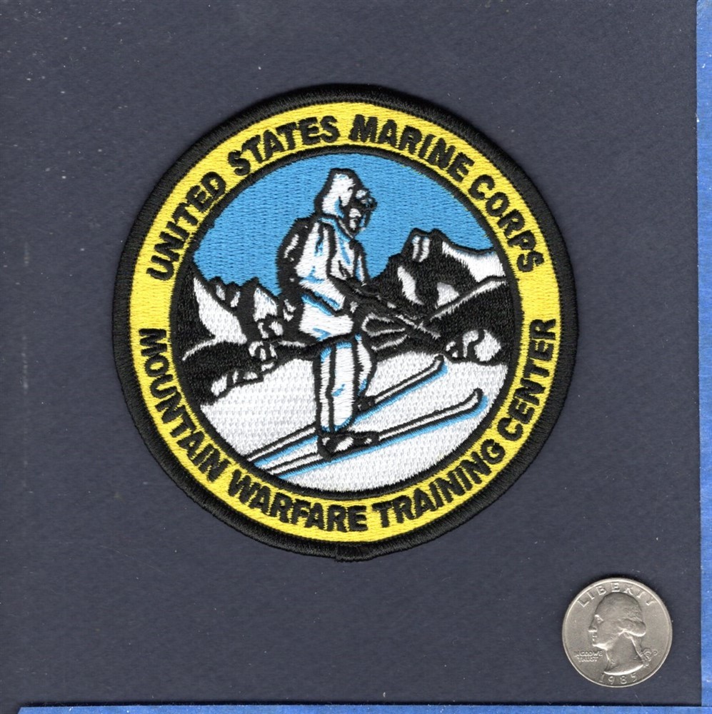 USMC Mountain Warfare Training Center Bridgeport CA Base Unit Squadron Patch