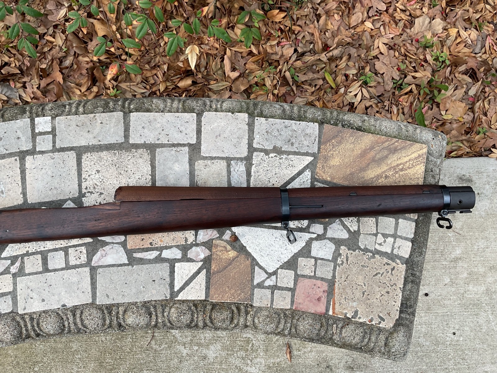 REMINGTON 1903A3 stock, handguard and hardware as shown.