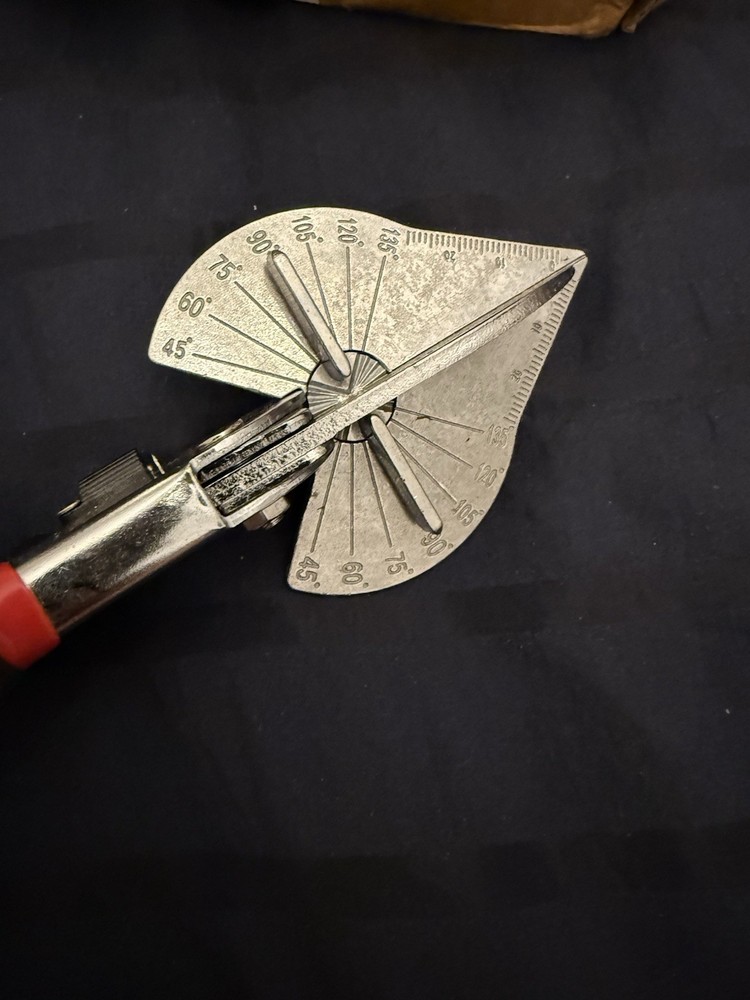 Multi Angle Miter Shear Cutter Hand Tools,45-135 Degree Adjustable Black