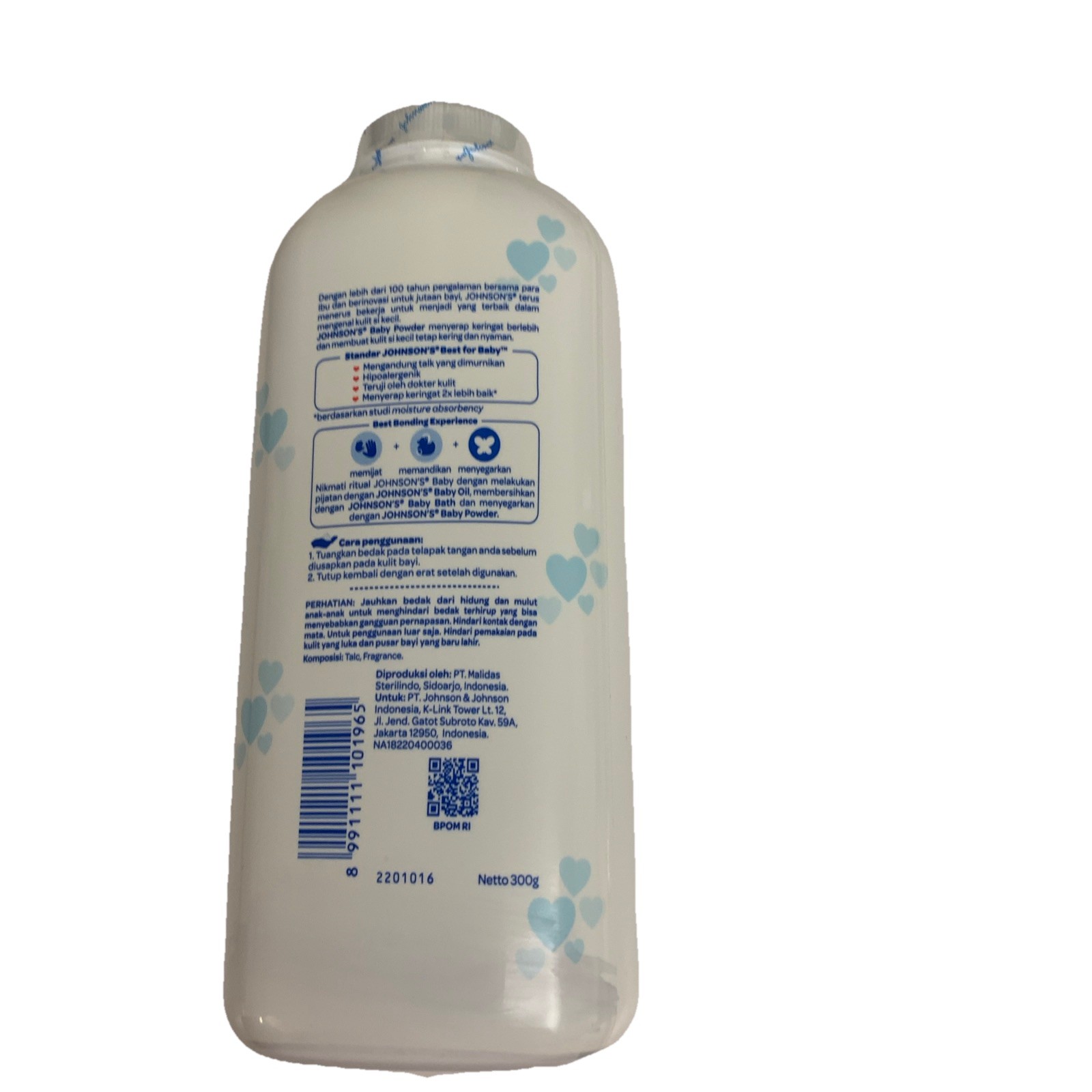 Johnson's Baby Powder Silky Soft Skin W/ Talc~ (300g) / 10.6 oz. Sealed