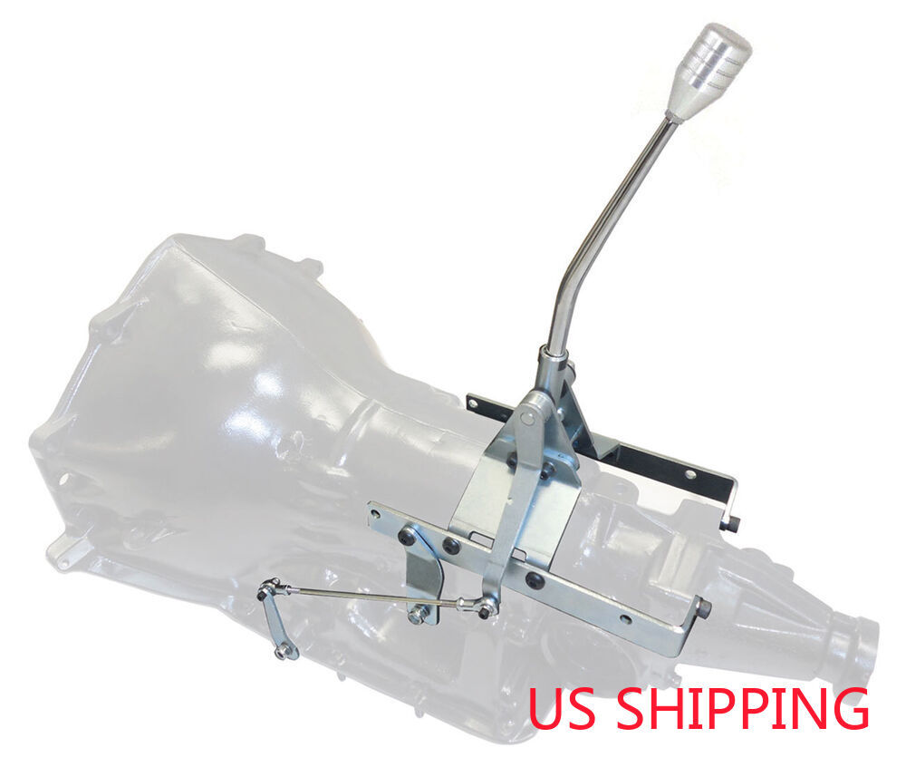 Transmission Shifter Turbo 350 Automatic Shifter Complete 12" Stick For GM TH350