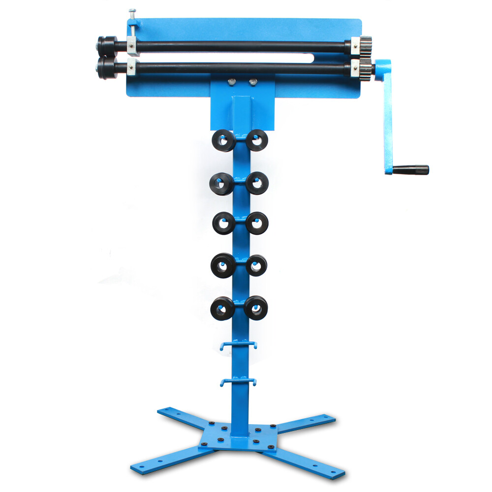 Manual Bead Roller Set with 6 Profile Rollers for Metal Bending