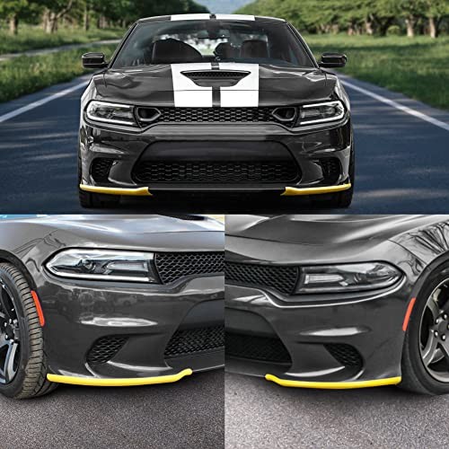 Front Bumper Lip Splitter Protector Compatible with Dodge Charger SRT