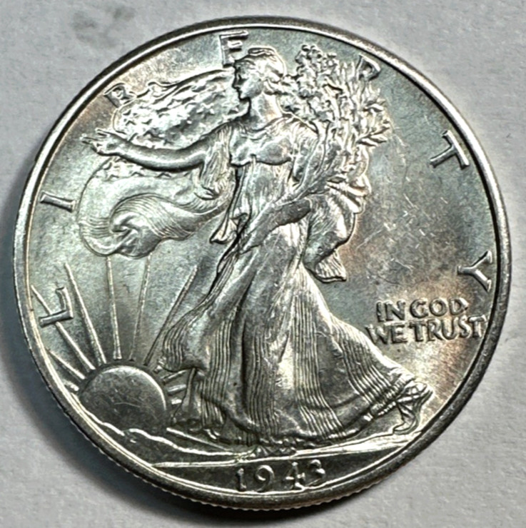 1943-D Walking Liberty Half Dollar 622