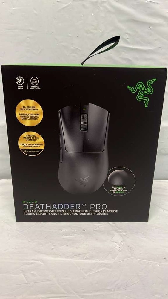 Razer DeathAdder V4 Pro Wireless Gaming Mouse (BLACK)