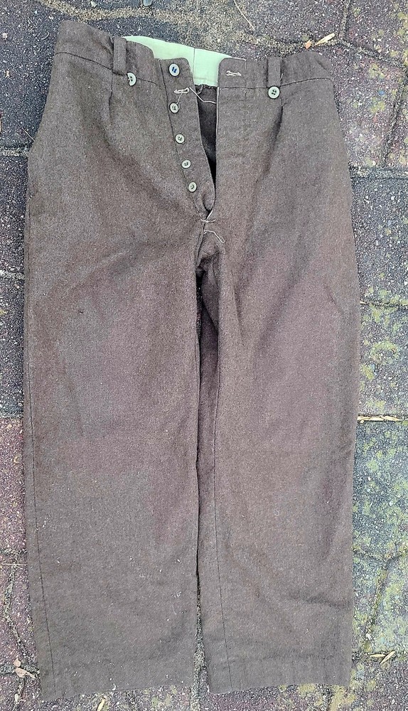 ORIGINAL WWII US ARMY M1945 WOOL COMBAT FIELD TROUSERS- WAIST 30 Inseam 29