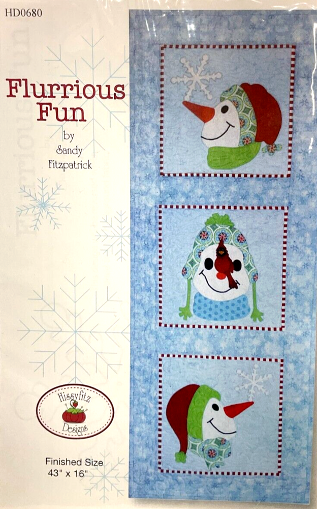 HISSYFITZ DESIGNS #HD0680 - FLURRIOUS FUN, 43"x16"