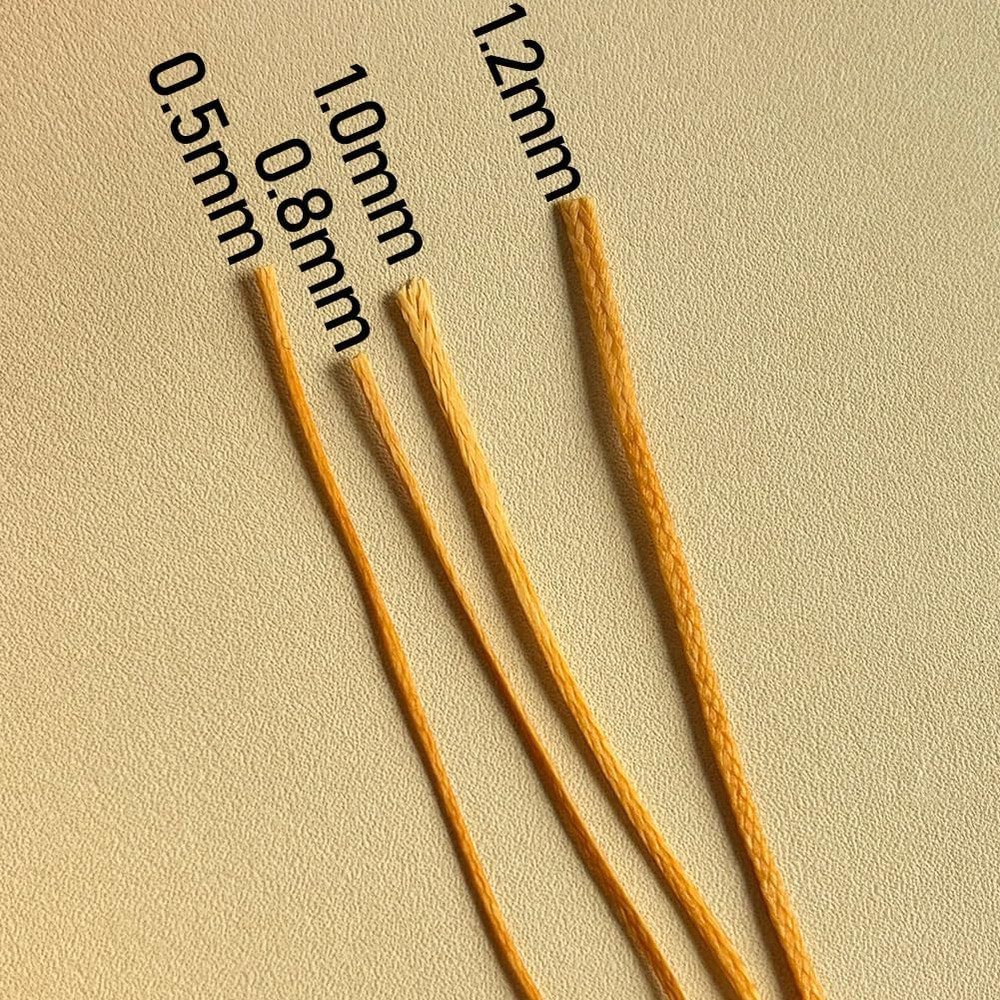 Flat Waxed Thread for Leather Sewing String Polyester Cord Stitching Bookbinding
