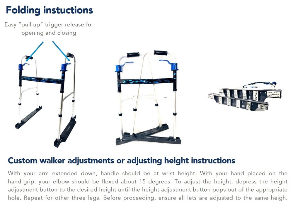 STABILIZED STEPS WALKER PLATFORM ATTACHMENT CONVERSION KIT