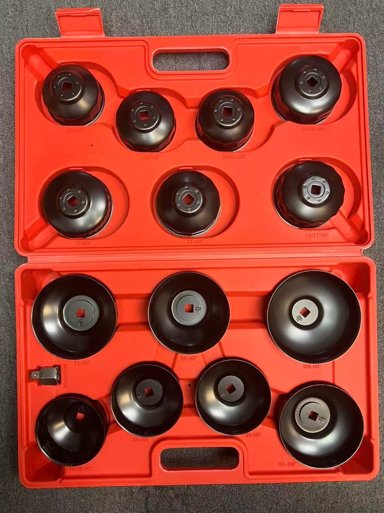Oil Filter Socket Set Cup Socket Tool Set 14 PCS Oil Filter Cap Wrench