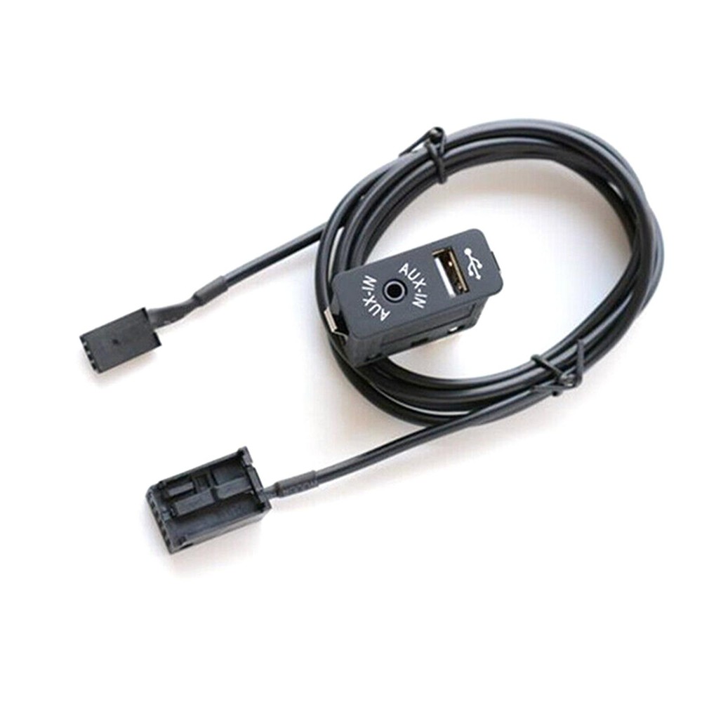 For NAVIGATION AUX Interface AUX USB Dash Audio 12Pin Cable For BMW E39 E53 X5
