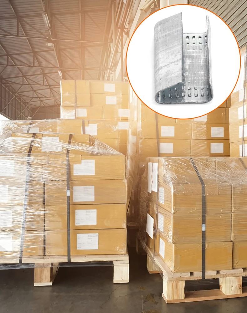 200 Pcs Open Seals for 1/2" Strap Width Strapping Metal Clips Packaging Pallet