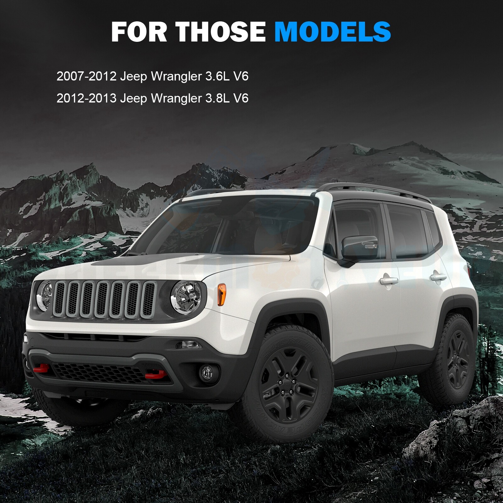 Aluminum Radiator for 07-18 Jeep Wrangler JK Unlimited Rubicon Sahara 3.6L 3.8L