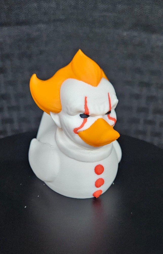 Pennywise Duck, 3D Printed, Ducks, Ducking, DuckDuckJeep
