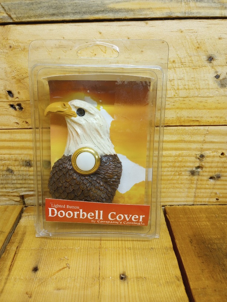 Lighted Eagle Doorbell Cover Made In USA