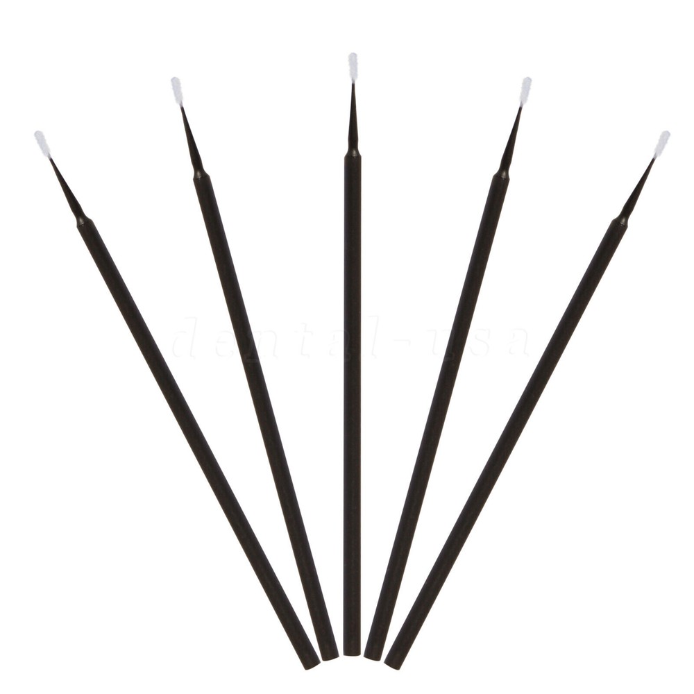 NEW Dental Microbrush Disposable Applicators Tips Micro Brush Cleaning 4Sizes