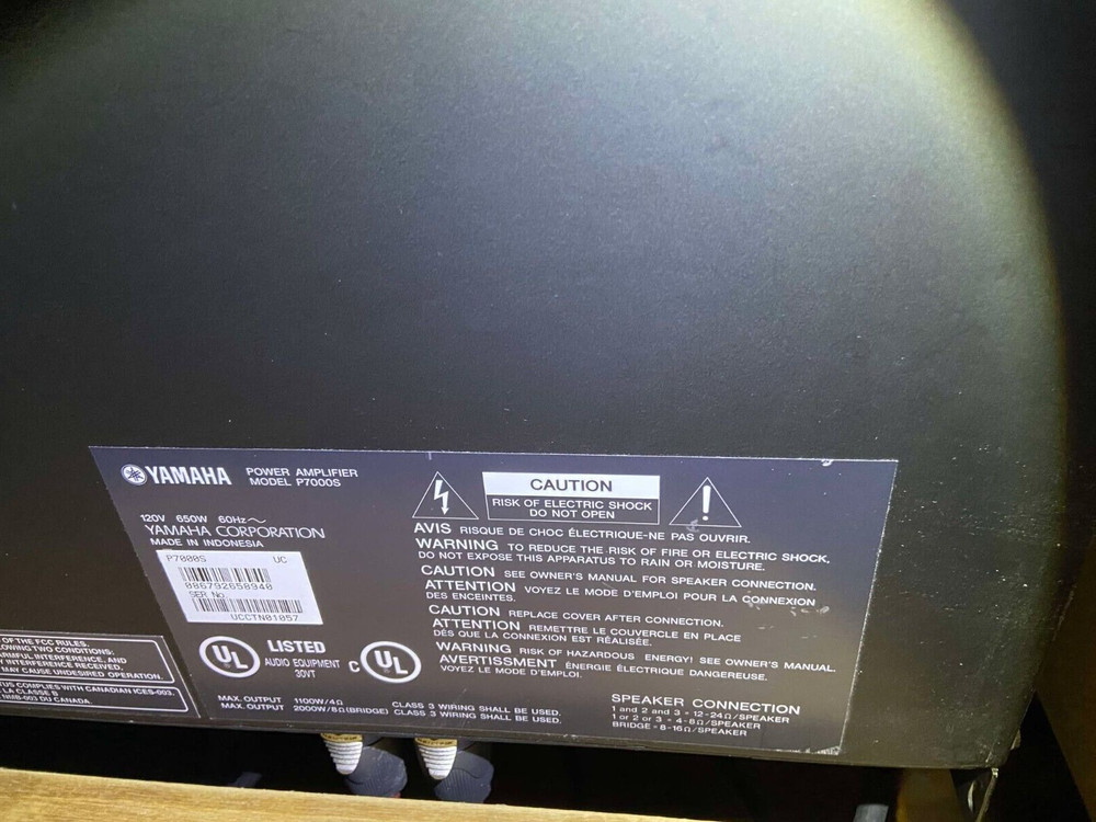 Yamaha P7000S Power Amplifier