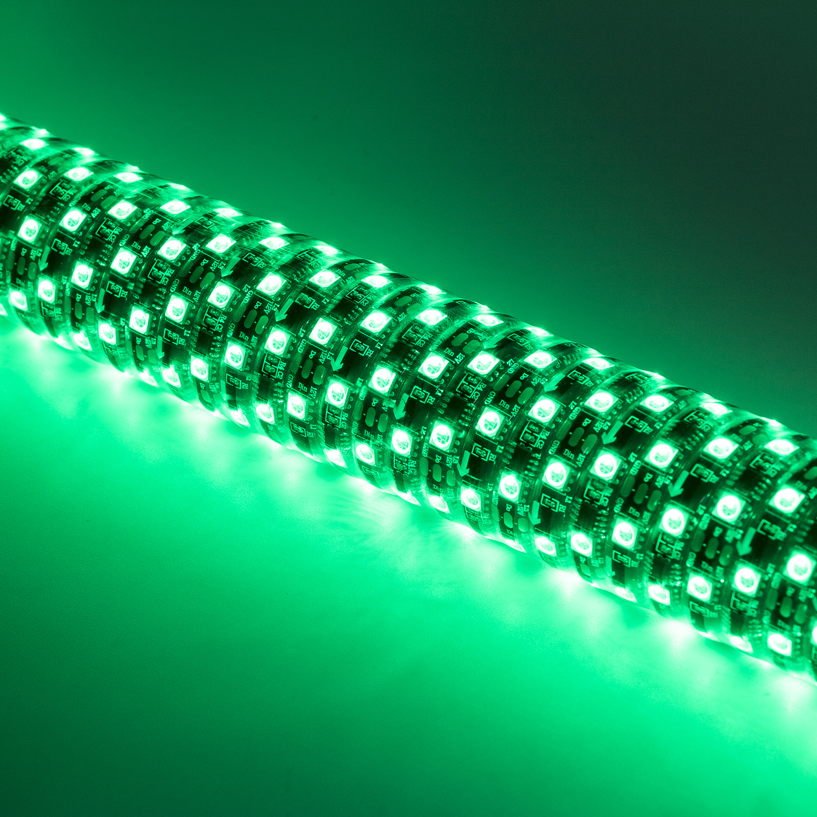 Pair 2FT Spiral LED Fat Whip Light Antenna RGB Chasing For Can-am X3 RZR UTV ATV