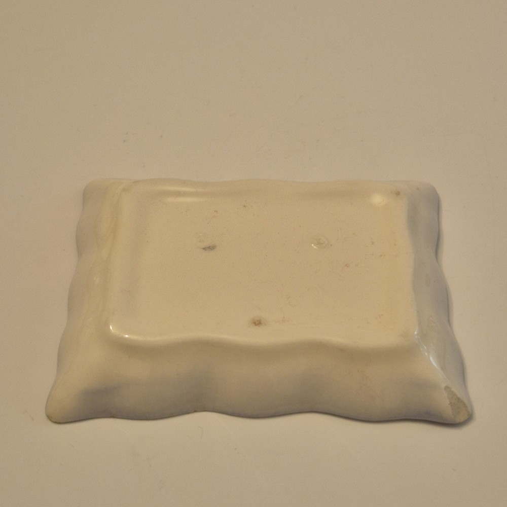 Ceramic Trinket dish "GWDC" Blue White