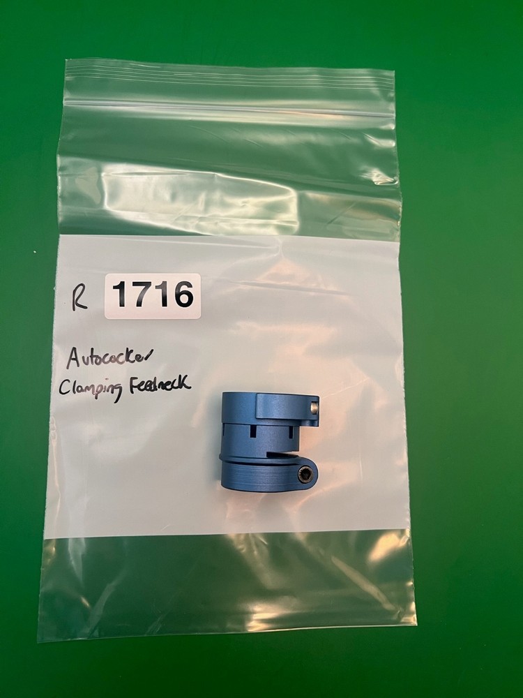 Autococker Clamping Feedneck Blue