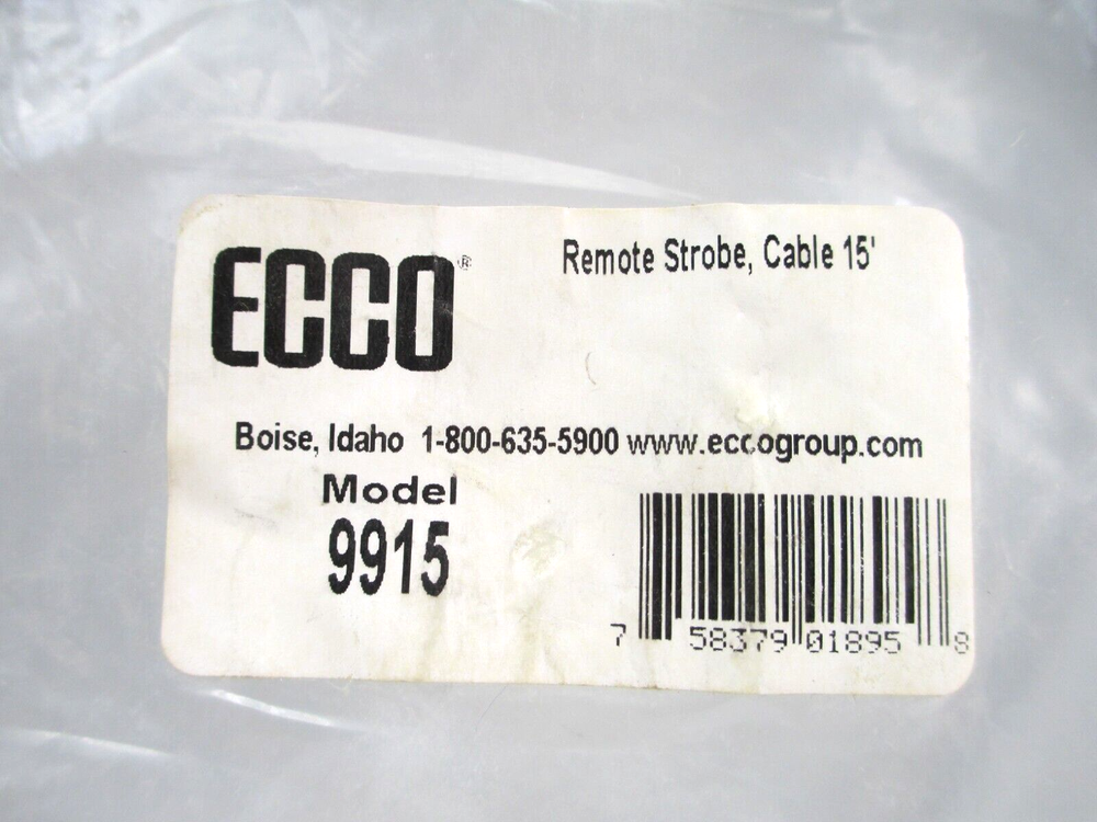 ECCO WARNING LIGHTS STROBE KIT 15' CABLE 9915 SAFETY