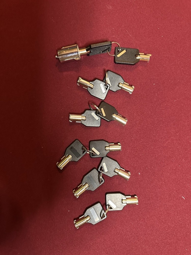 HP Barrel Keys  Cam Lock With It . Bulk Workspace Computer Cabinet Drawer