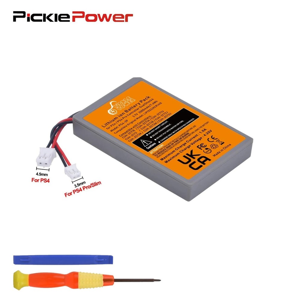 PS3 Controller Battery Replacement, 2 Pack LIP1359 Battery for Sony Playstati..