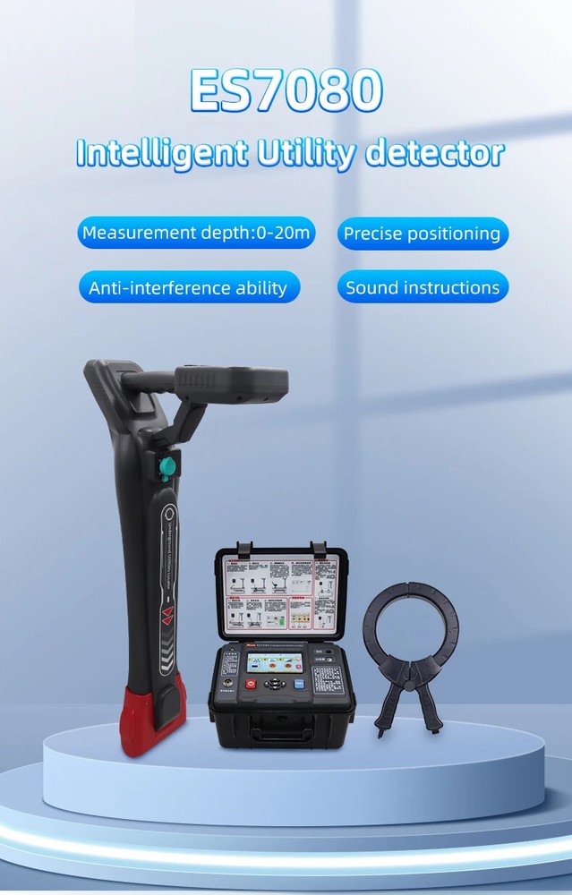 Intelligent Pipeline Detector Underground Utility Cable Locator Path Instrument