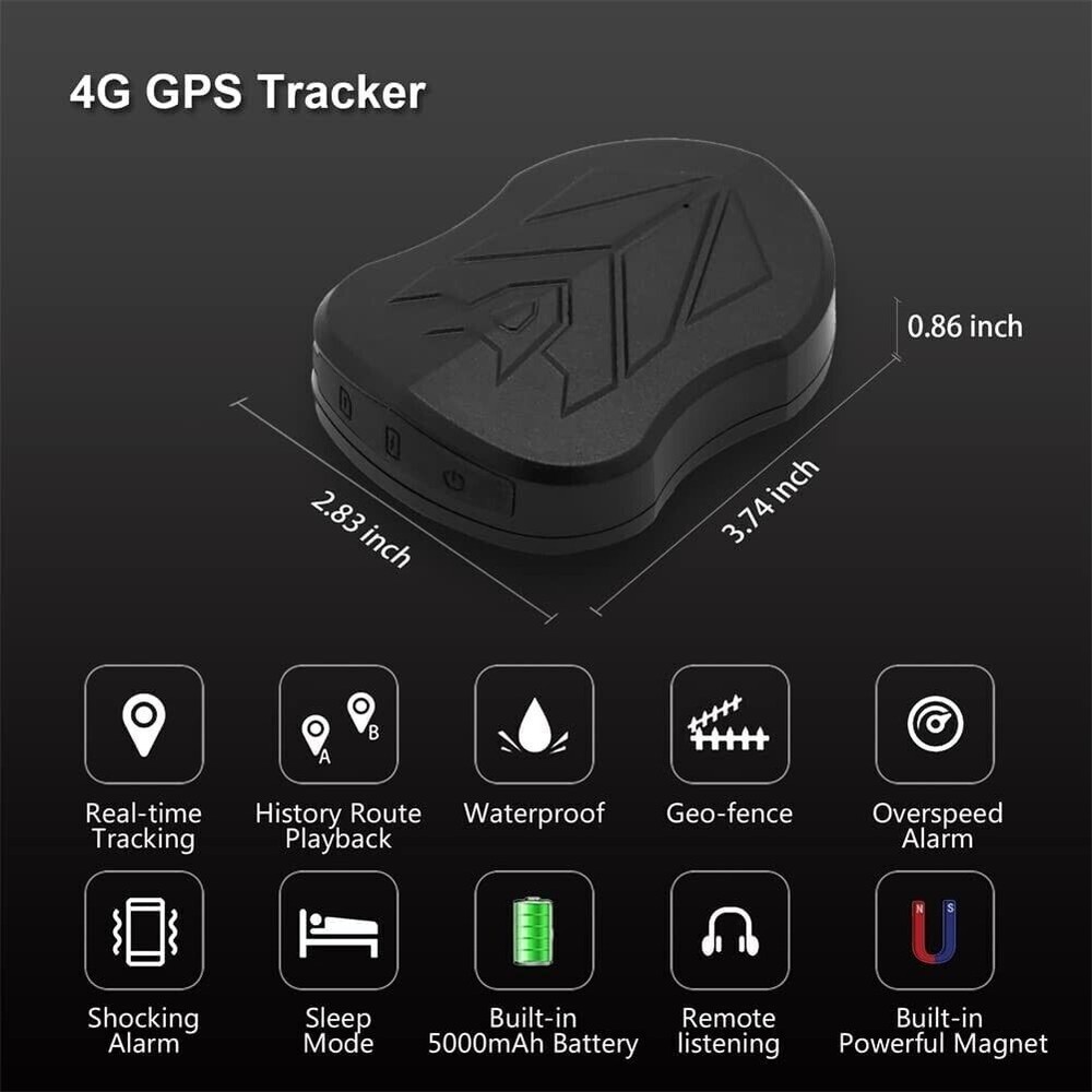 GPS Tracking Device Small Car Tracker Magnetic 15 Day - USED