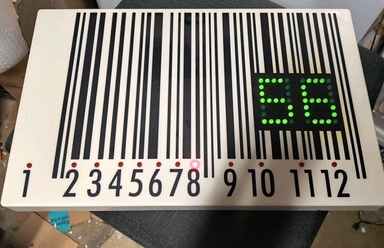Rare Barcode LED / Wall Clock