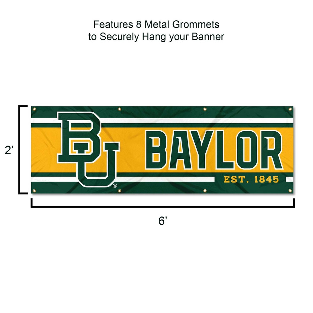 Baylor Bears Large 6 Foot Banner